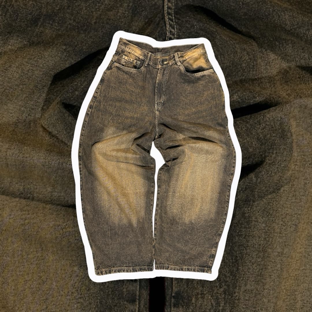 Pantalon cafe washed